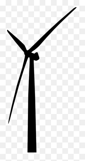 Wind Wind Turbine Black And White Line Clipart - Wind Clipart ClipartFlare.com 