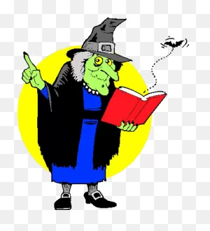 Witch Clipart Reading - Png Download - Full Size Clipart (#2595194 ClipartFlare.com 