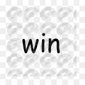 Win Picture For Classroom / Therapy Use - Great Win Clipart