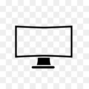 Computer, Curved, Lcd, Monitor, Screen, Widescreen Icon - Download ClipartFlare.com 