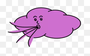 Download Hd Wind Blowing Png - Windy Clipart Png Transparent Png ClipartFlare.com 