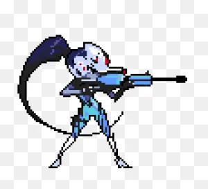 Overwatch Pixel Spray Grid , Png Download - Widowmaker Pixel Spray ClipartFlare.com 