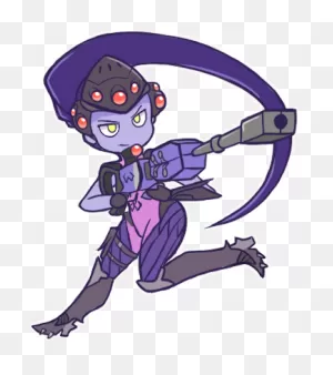 Widowmaker Pagedoll By Tanza-Night - Overwatch Widow Maker Chibi ClipartFlare.com 
