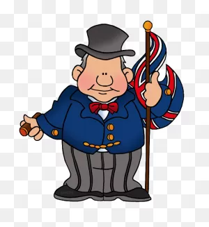 Britain Clip Art By Phillip Martin, Winston Churchill