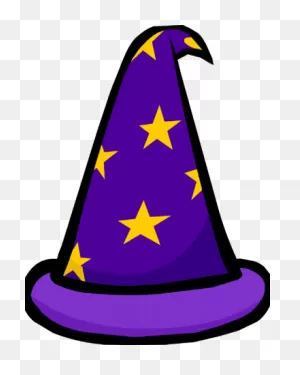 Purple Wizard Hat | Club Penguin Rewritten Wiki | ClipartFlare