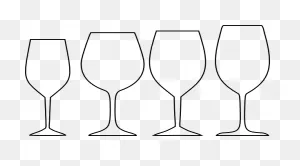 Wineglass Embroidery Design