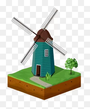 Windmill Clipart - ClipartFlare