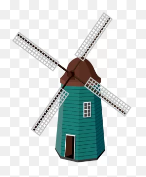 Windmill Clipart Transparent 1 - ClipartFlare