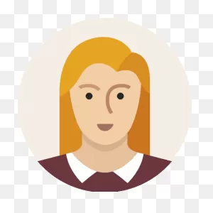 Female Person User Woman Young Icon - User Pictures