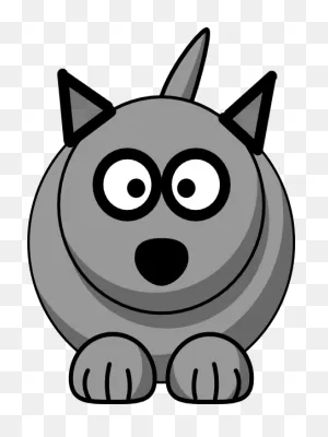 Cartoon Wolf Clip Art At ClipartFlare ClipartFlare.com - Vector Clip Art Online ClipartFlare.com 