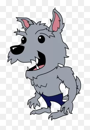 Medium Size Of How To Draw A Cartoon Wolf Standing - Werewolf ClipartFlare.com 