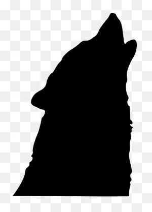 Wolf Silhouette, Silhouette Art, Wolf Head Drawing