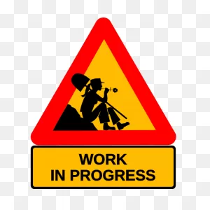Work In Progress Vector Image | Free PNG-WebP