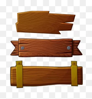 Wood Plank Sign Png
