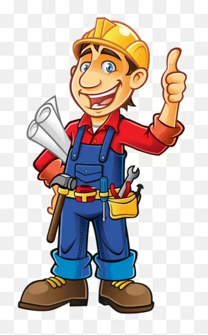 Construction Worker Cartoon Male Boy Clipart - Construction Worker ClipartFlare.com 