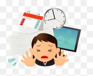 Businessman Is Very Busy With Work Clipart. Free Download ClipartFlare.com 