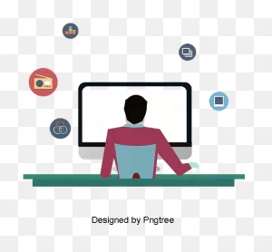 Vector Computer Work, Computer Clipart, Work Clipart, - Clip Art ClipartFlare.com 