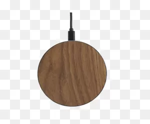 Custom Walnut Wood Qi Charger | Corporate Gifts | Clove & Twine