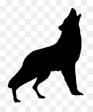 Silhouette, Wolf, Howling, Art, Wild, Animal, Nature - Wolf ClipartFlare.com 
