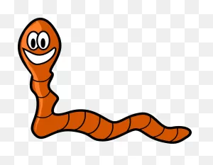 Earthworm Worm Cute - Free Vector Graphic On ClipartFlare