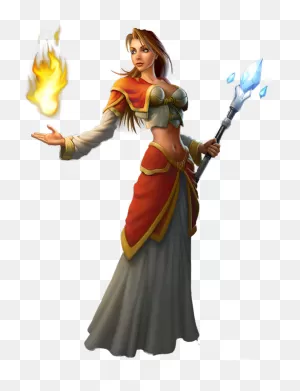 Orc Warrior Art - World Of Warcraft Mage Png Clipart - Full Size ClipartFlare.com 