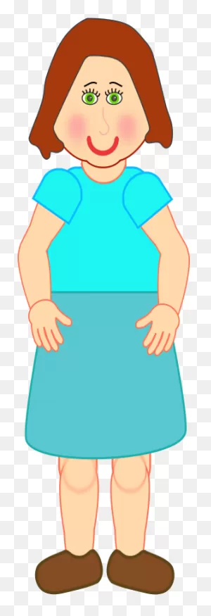 Girl Standing Lady Standing Clip Art At Vector Clip Art Png ClipartFlare.com 