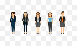 Woman Standing | Free PNG-WebP