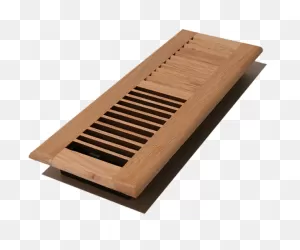 4″x12″ Heritage Wood Floor Register – Unfinished Oak | Decor Grates