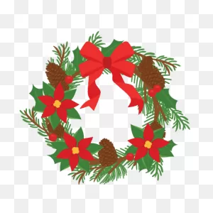 Download Christmas Wreath Clipart To Printable - Wreath Png Image ClipartFlare.com 