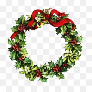 Victorian Christmas Wreath Clipart | Christmas Wreath Clipart ClipartFlare.com 