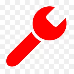 Red Wrench Icon - Free Red Wrench Icons