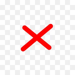 Cross Wrong - ClipartFlare