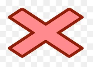 Small - Wrong Clip Art | Full Size Png Download | ClipartFlare