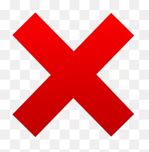 X Mark Png Red - Tagged Under Signage, Button, Check Mark, Red ClipartFlare.com 