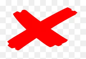 Cross Delete Remove Cancel Abort Red Rejec - Red X Clipart | Full ClipartFlare.com 