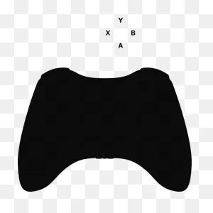 Xbox Controller Outline Clipart - Clipart Best - Clipart Best