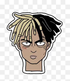 Download Report Abuse - Xxxtentacion Cartoon White Background Png ClipartFlare.com 