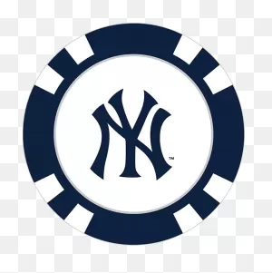 New York Yankees Poker Chip Ball Marker - Team Golf Usa