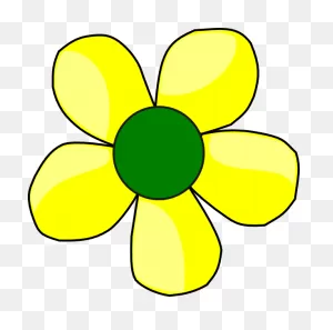 Flowers Yellow And Green Clipart - Full Size Clipart (#190457 ClipartFlare.com 