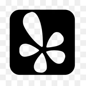 Yelp White Icon #110850 - Free Icons Library
