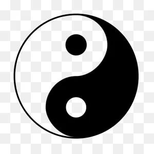 Yin Yang Clipart Stickers Free Stock Photo - Public Domain Pictures