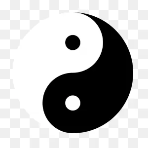 Yin And Yang Sticker