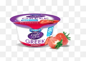 Greek-Yogurt-Strawberry - ClipartFlare