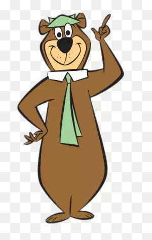 Yogi Bear Knows Transparent Png - Stickpng