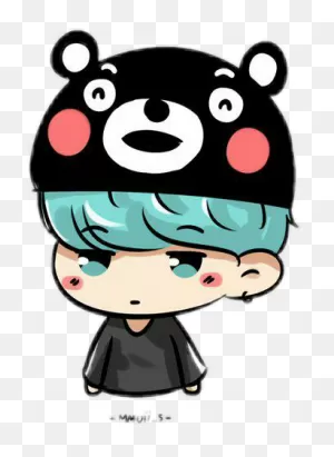 Suga #yoongi #minyoongi #bts #army #kpop | Cute Drawings, Chibi ClipartFlare.com 