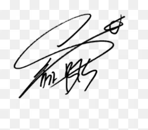 Transparent Minyoongi Bts Suga Yoongi - Bts Suga Signature Clipart ClipartFlare.com 