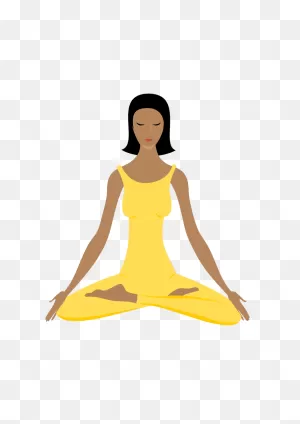 Black Woman Practicing Yoga Clipart Free PNG-WebP File - PNG-WebPheart ClipartFlare.com