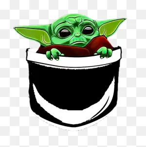 Baby Yoda Pattern Star Wars Spiral Notebook