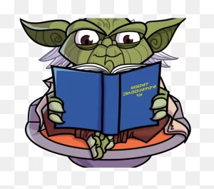 Star Wars Clipart Read - Yoda Libro - Png Download - Full Size ClipartFlare.com 