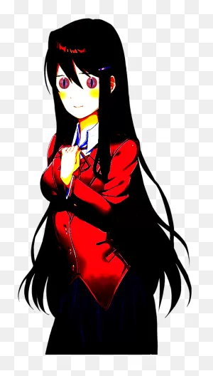 Yuri Ddlc Sprite Download - Black Haired Yuri Doki Doki | Full ClipartFlare.com 
